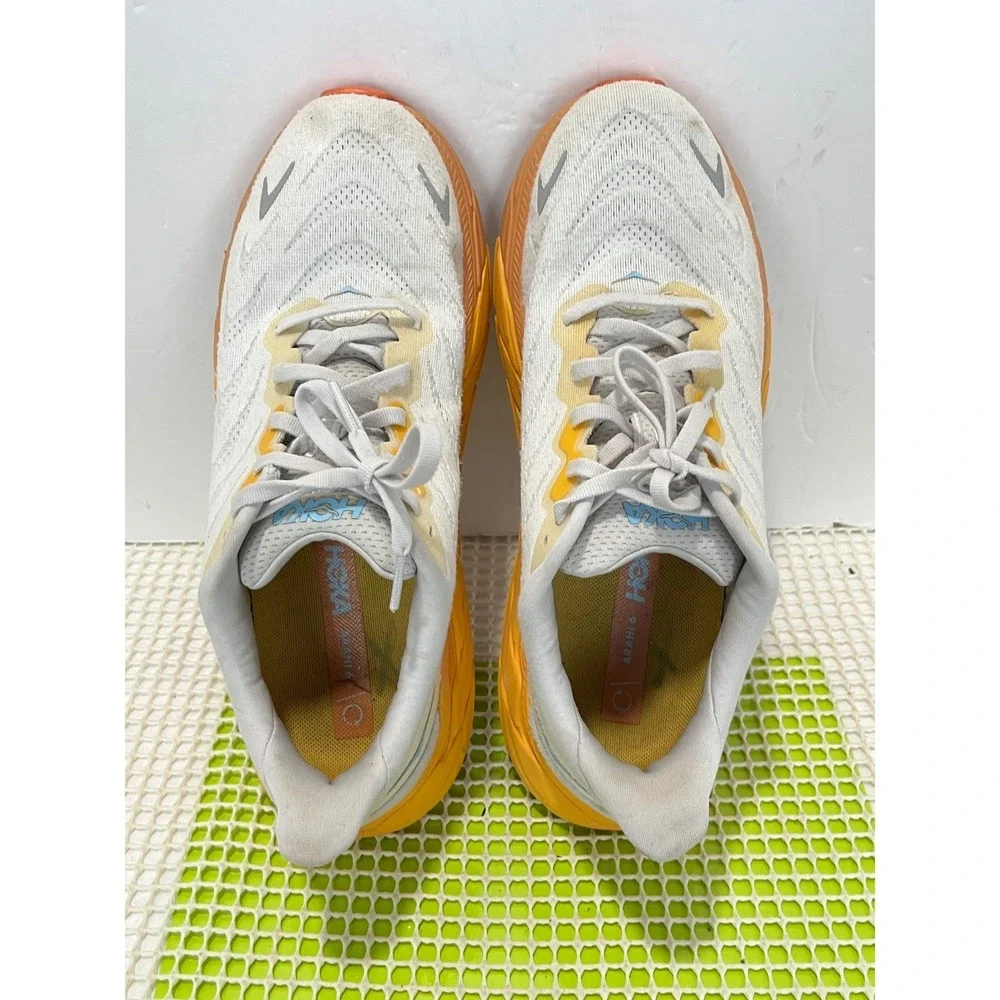 Hoka Arahi 6 Running Shoes Women's 10B Blue Orange Nimbus Cloud 112319